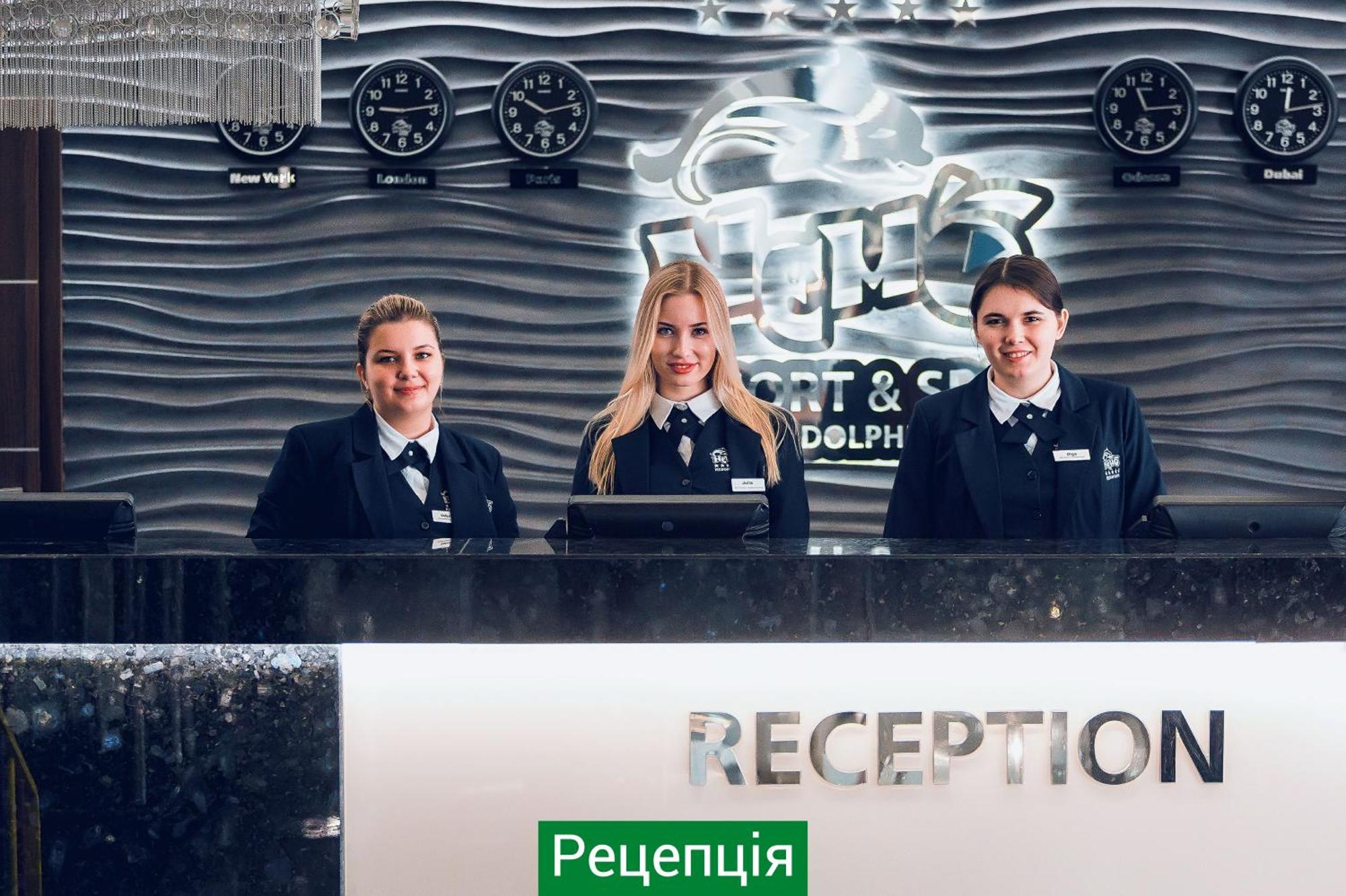 Nemo Hotel Resort & Spa Odessa Exterior foto Reception at the hotel
